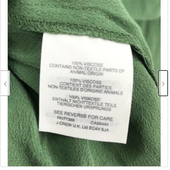 J. Crew Sleeveless Layered Blouse Fern Green - Picture 6 of 6